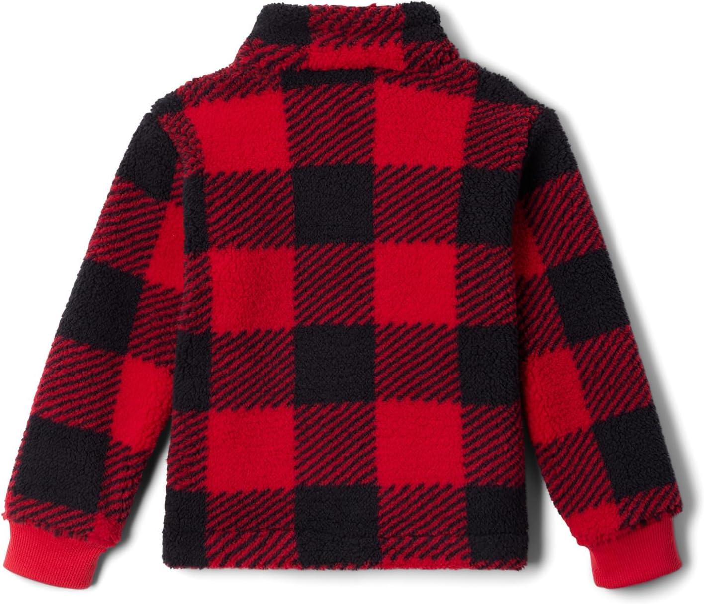 imageColumbia Unisex Baby Rugged Ridge II Sherpa Full ZipMountain Red Check