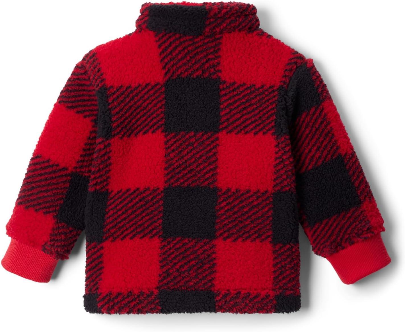 imageColumbia Unisex Baby Rugged Ridge II Sherpa Full ZipMountain Red Check