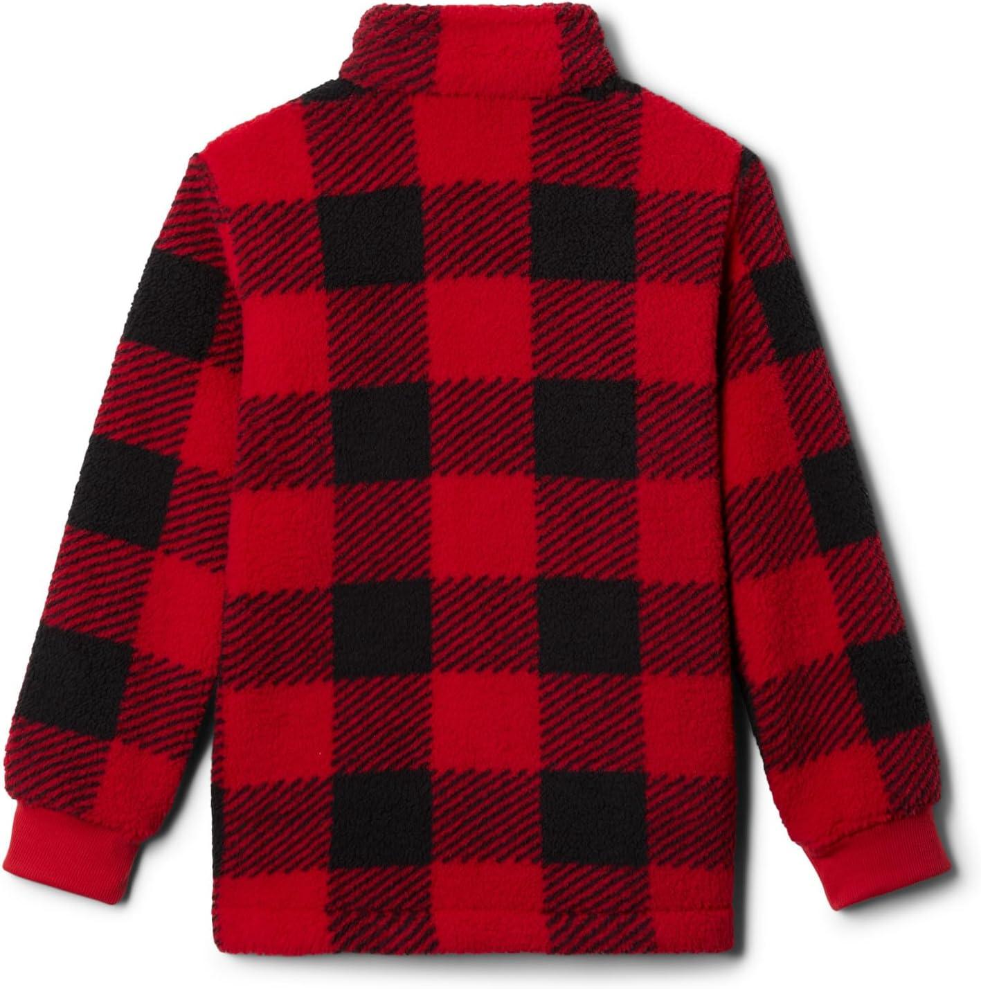 imageColumbia Unisex Baby Rugged Ridge II Sherpa Full ZipMountain Red Check