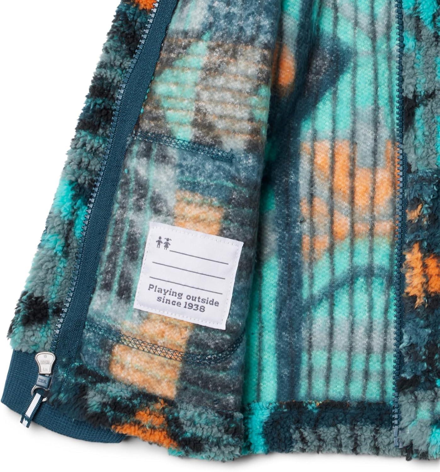 imageColumbia Unisex Baby Rugged Ridge II Sherpa Full ZipNight Wave Pathways