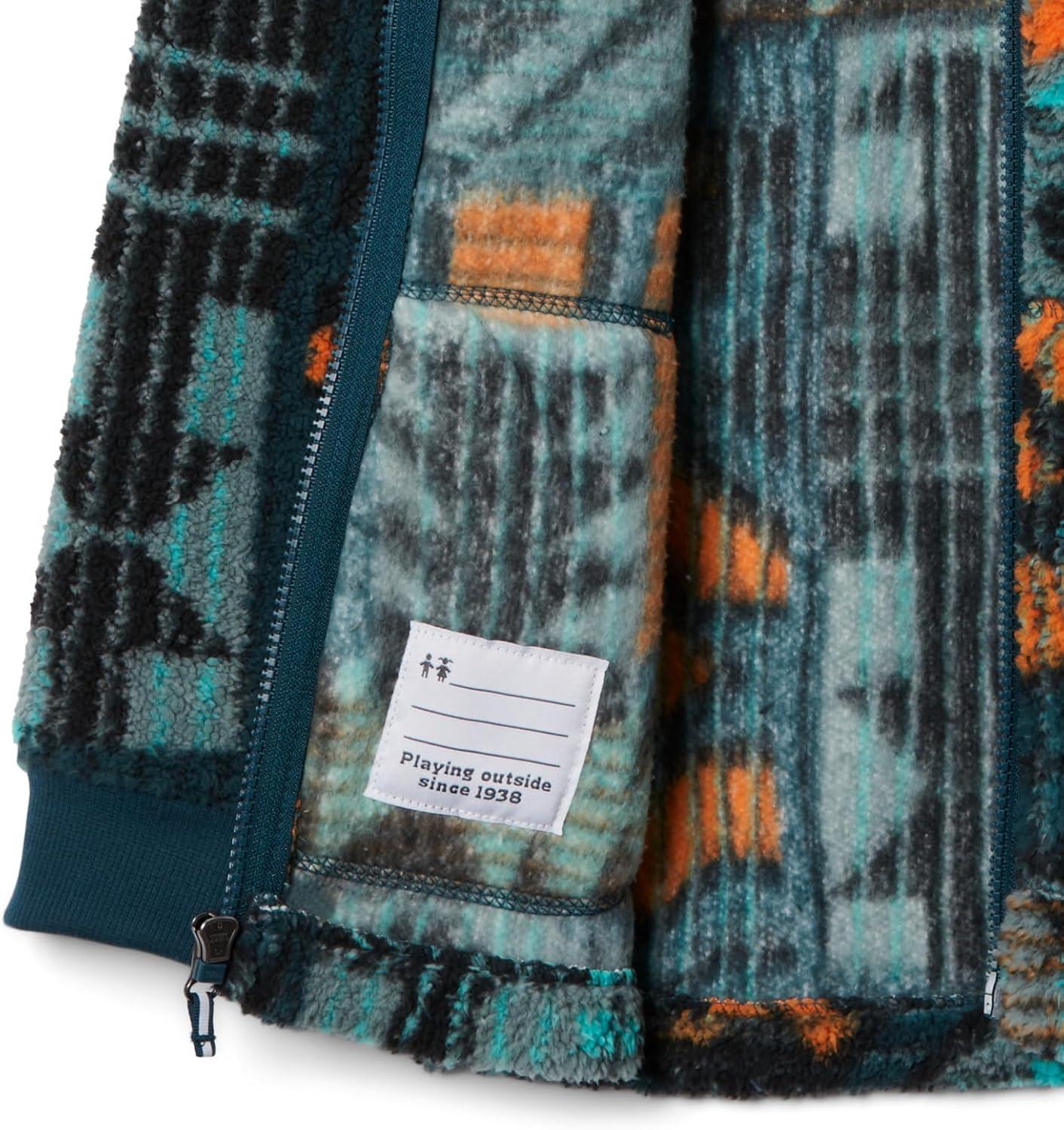 imageColumbia Unisex Baby Rugged Ridge II Sherpa Full ZipNight Wave Pathways