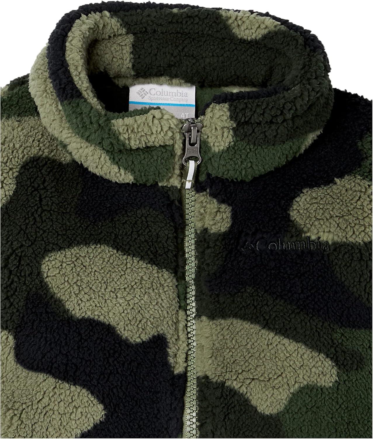 imageColumbia Unisex Baby Rugged Ridge II Sherpa Full ZipStone Green Mod Camo