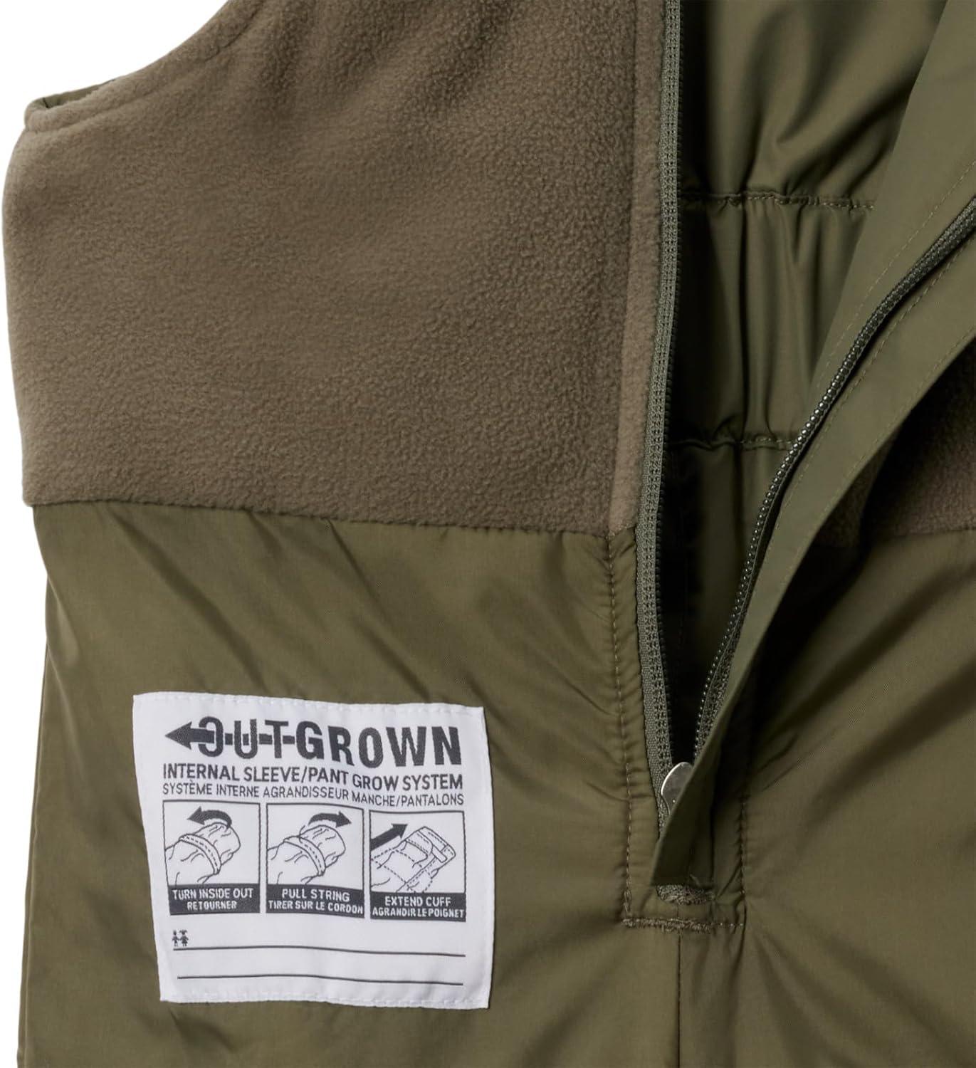 imageColumbia Unisex Baby Snowslope Iii BibStone Green