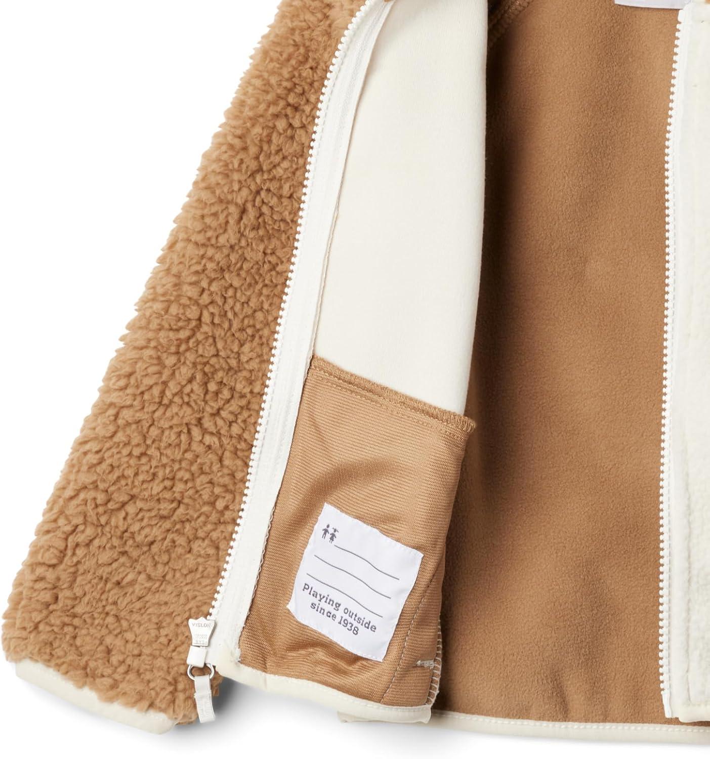 imageColumbia Unisexchild Foxy Baby Sherpa Full ZipDeltaChalk