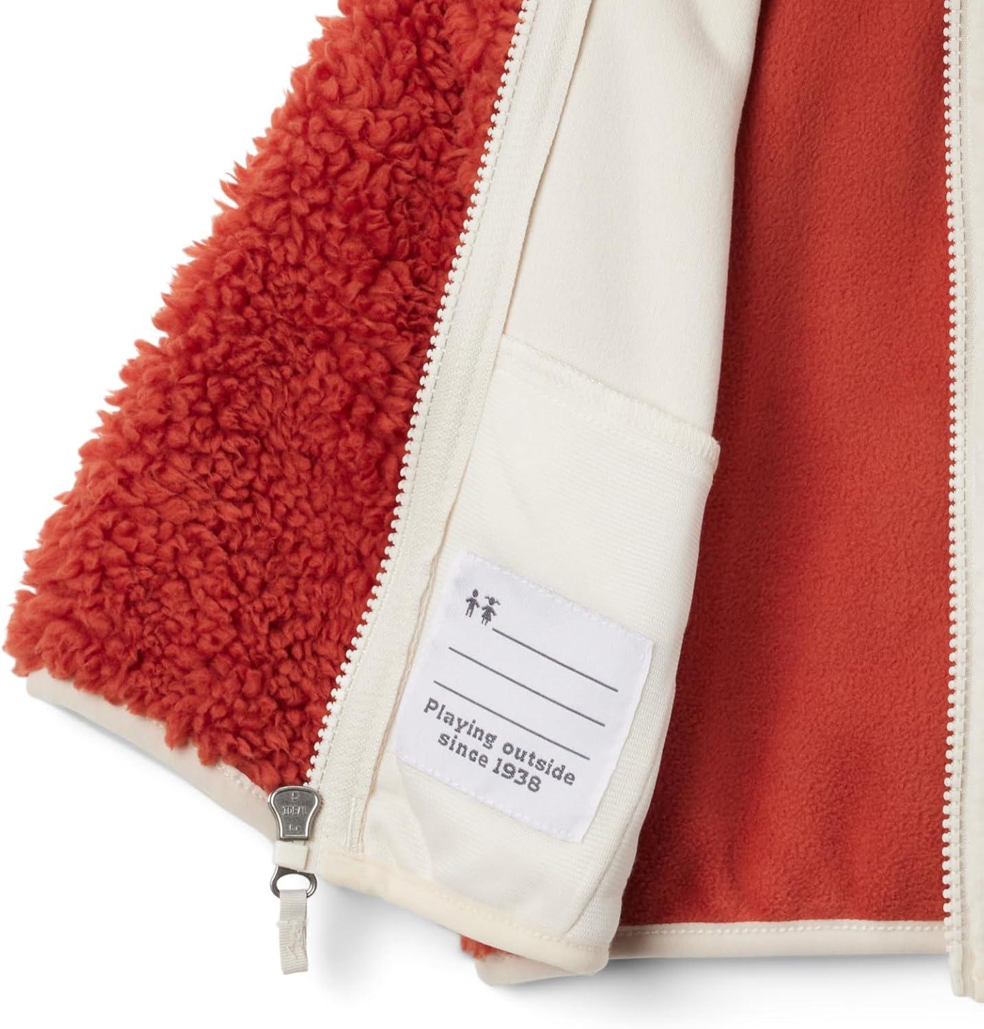 imageColumbia Unisexchild Foxy Baby Sherpa Full ZipWarp Red Chalk