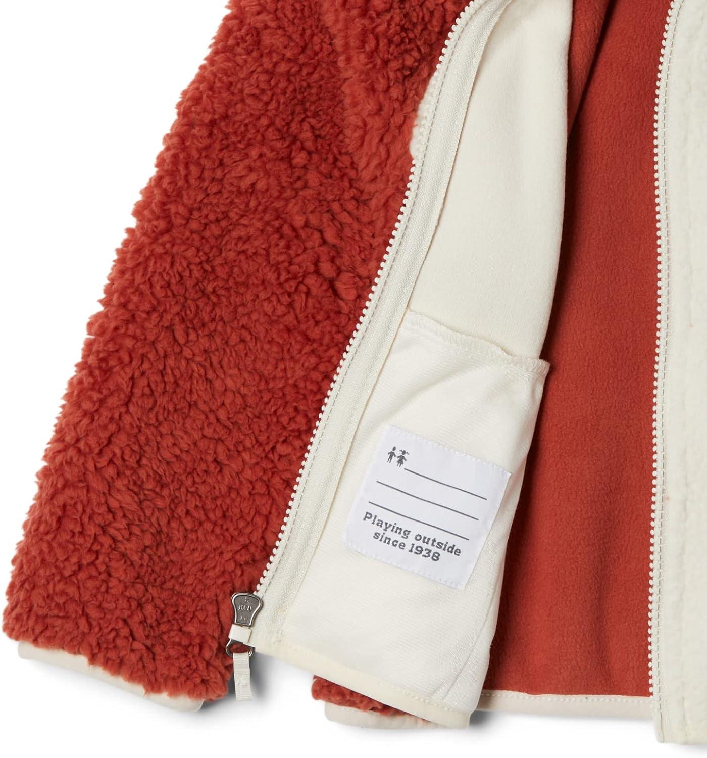 imageColumbia Unisexchild Foxy Baby Sherpa Full ZipWarp Red Chalk
