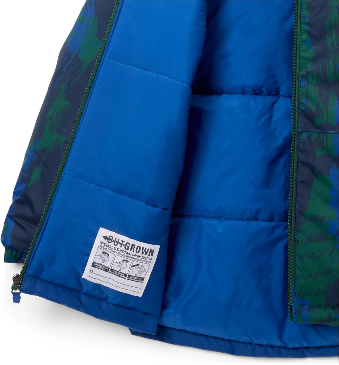 imageColumbia Youth Lightning Lift IV Printed JacketMountain Blue TracksMountain Blue