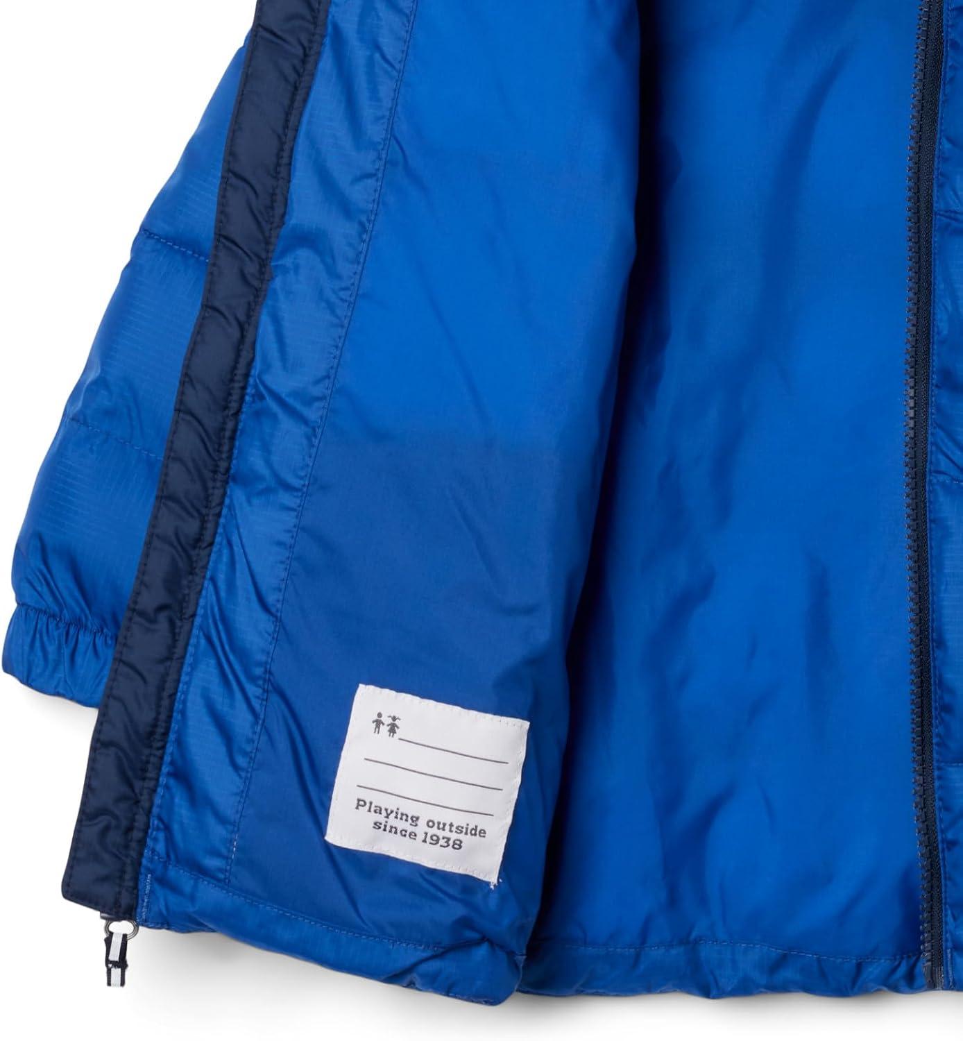 imageColumbia boys Puffect Hooded JacketMountain BlueCollegiate Navy
