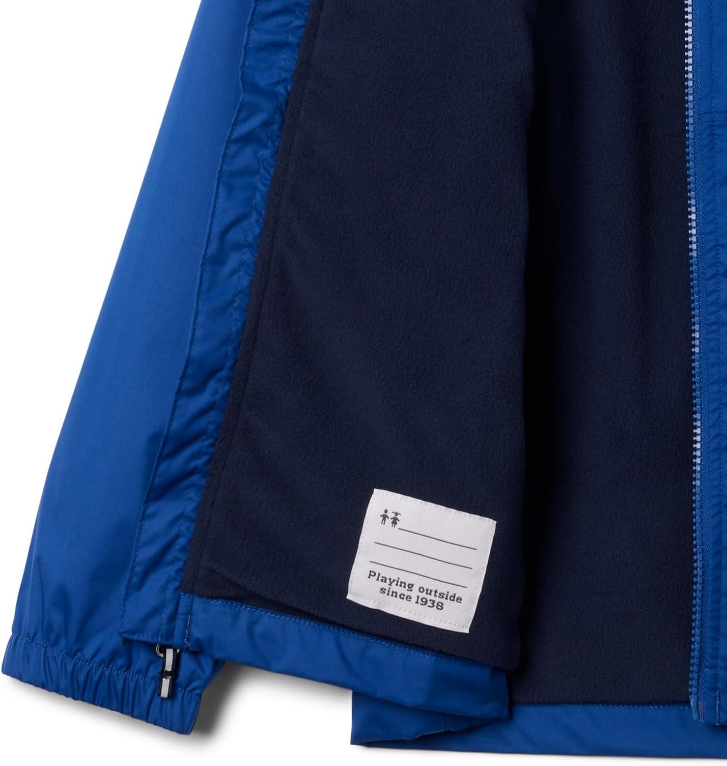 imageColumbia boys Rainy Trails Ii Fleece Lined JacketMountain BlueCollegiate Navy Slub