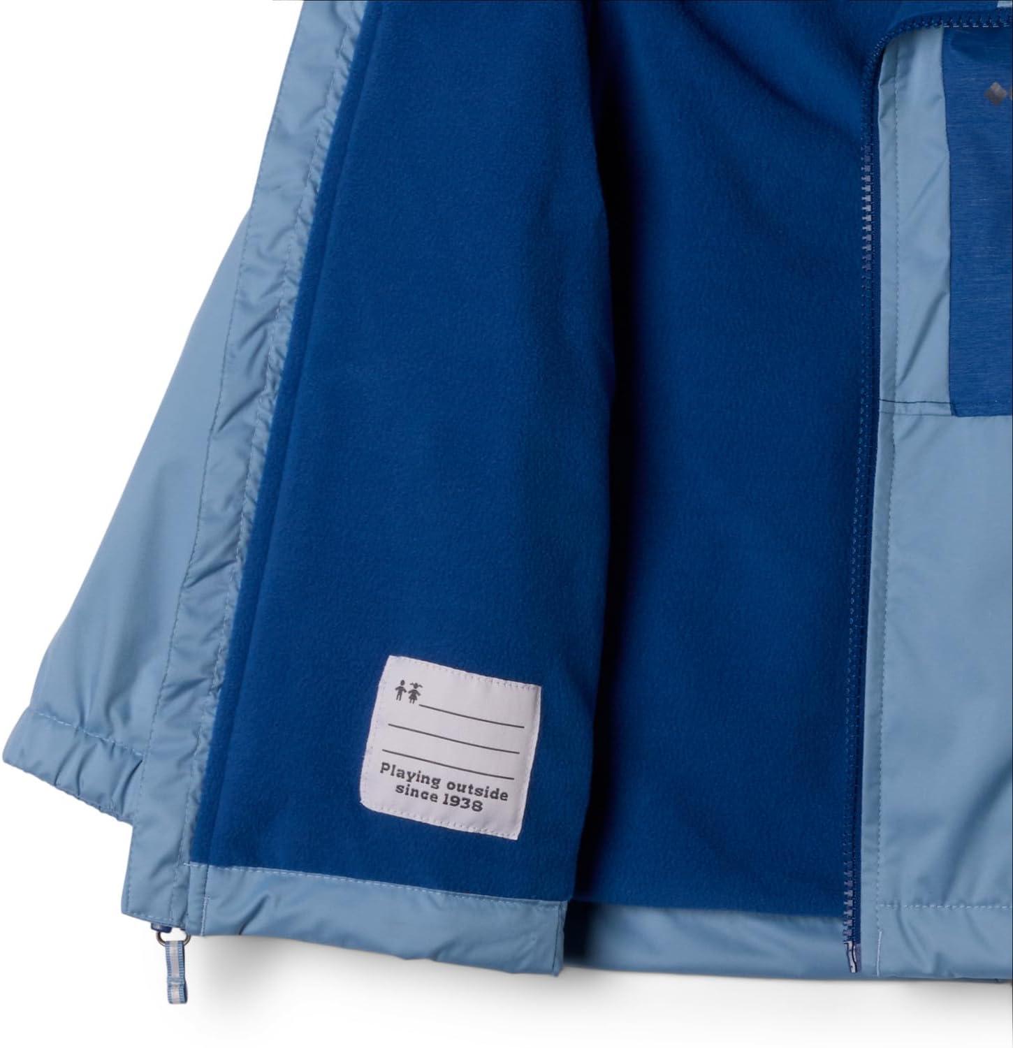 imageColumbia boys Rainy Trails Ii Fleece Lined JacketRipple BlueMountain Blue Slub