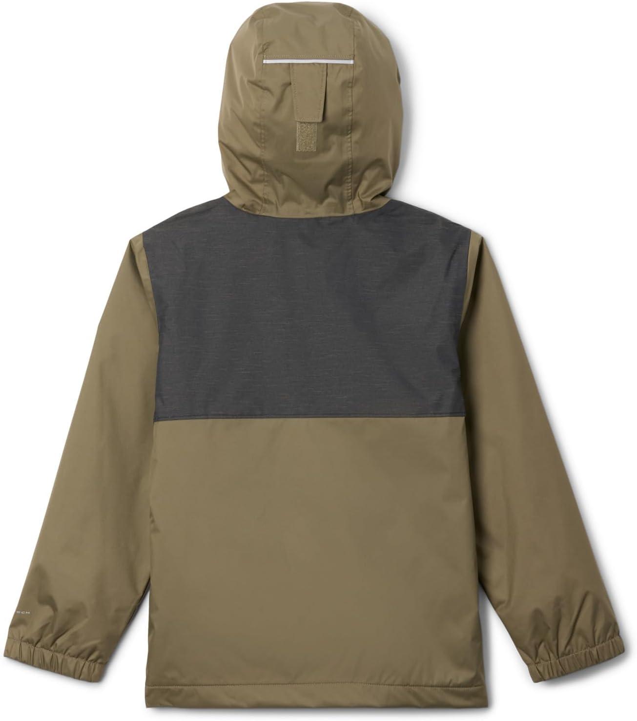 imageColumbia boys Rainy Trails Ii Fleece Lined JacketStone GreenBlack Slub
