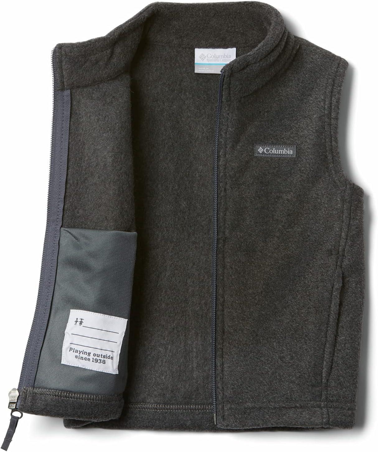 imageColumbia boys Steens Mountain Fleece VestCharcoal Heather