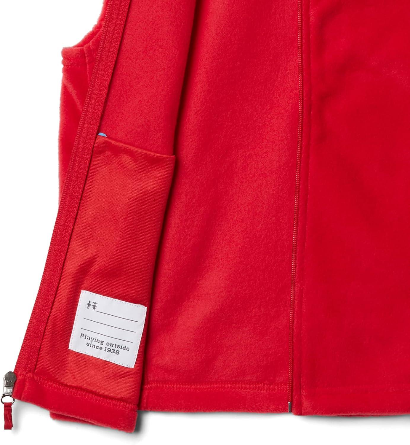 imageColumbia boys Steens Mountain Fleece VestMountain Red