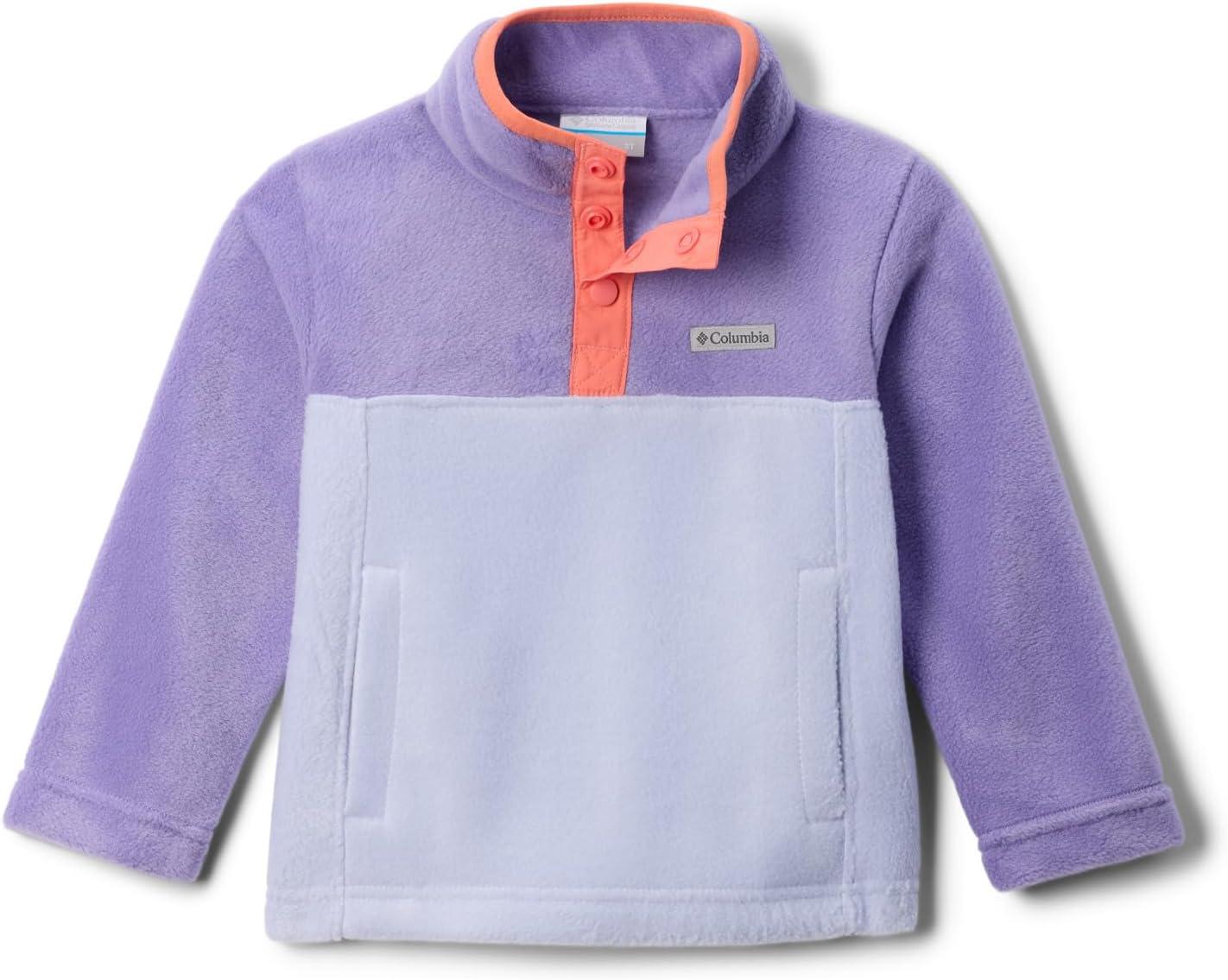 imageColumbia boys Steens Mountain II 14 Snap Fleece PulloverSnowdriftPaisley Purple