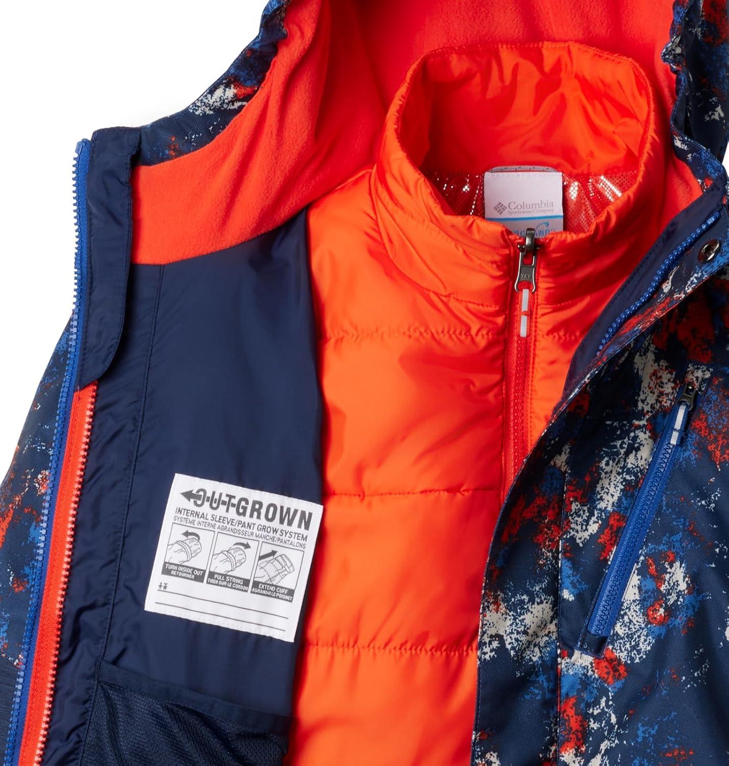 imageColumbia boys Whirlibird III Interchange JacketMountain Blue TimberwildSpicy
