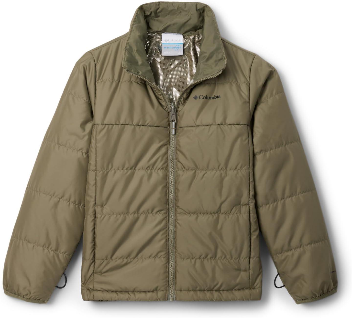 imageColumbia boys Whirlibird III Interchange JacketStone Green TimberwildStone Green
