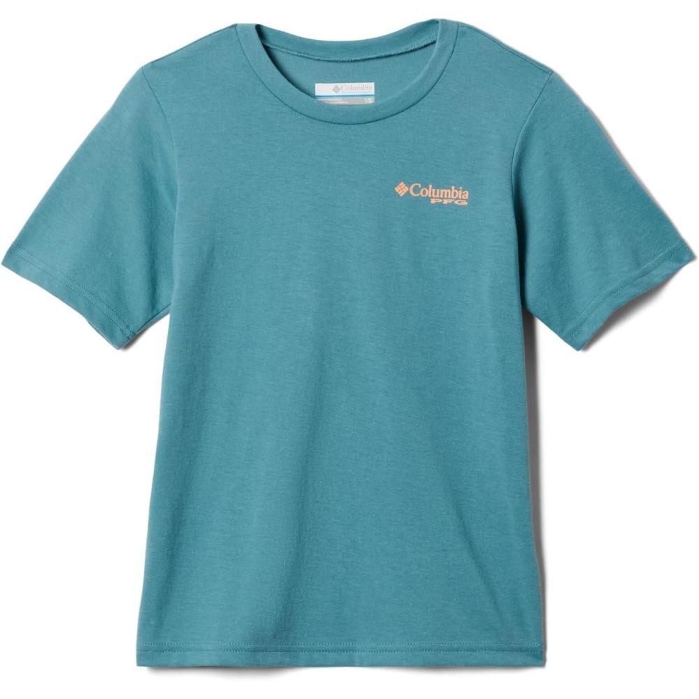 imageColumbia BabyBoys PFG Short Sleeve Graphic TeeTranquil TealPfg Elements Graphic