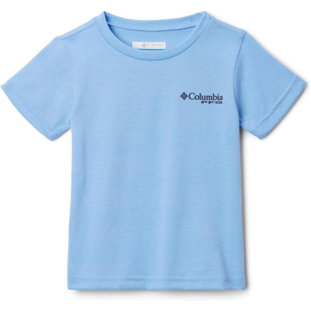 imageColumbia BabyBoys PFG Short Sleeve Graphic TeeWhite CapPfg Boys Fish Flag Graphic