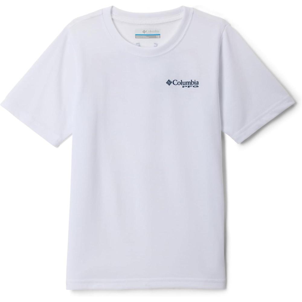 imageColumbia BabyBoys PFG Short Sleeve Graphic TeeWhiteClean Line Pride Usa Bass