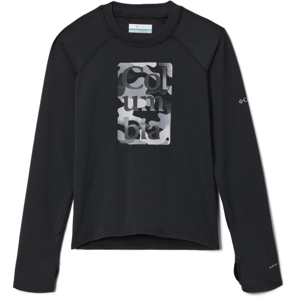 imageColumbia BabyBoys Sandy Shores Printed Long Sleeve SunguardBlack