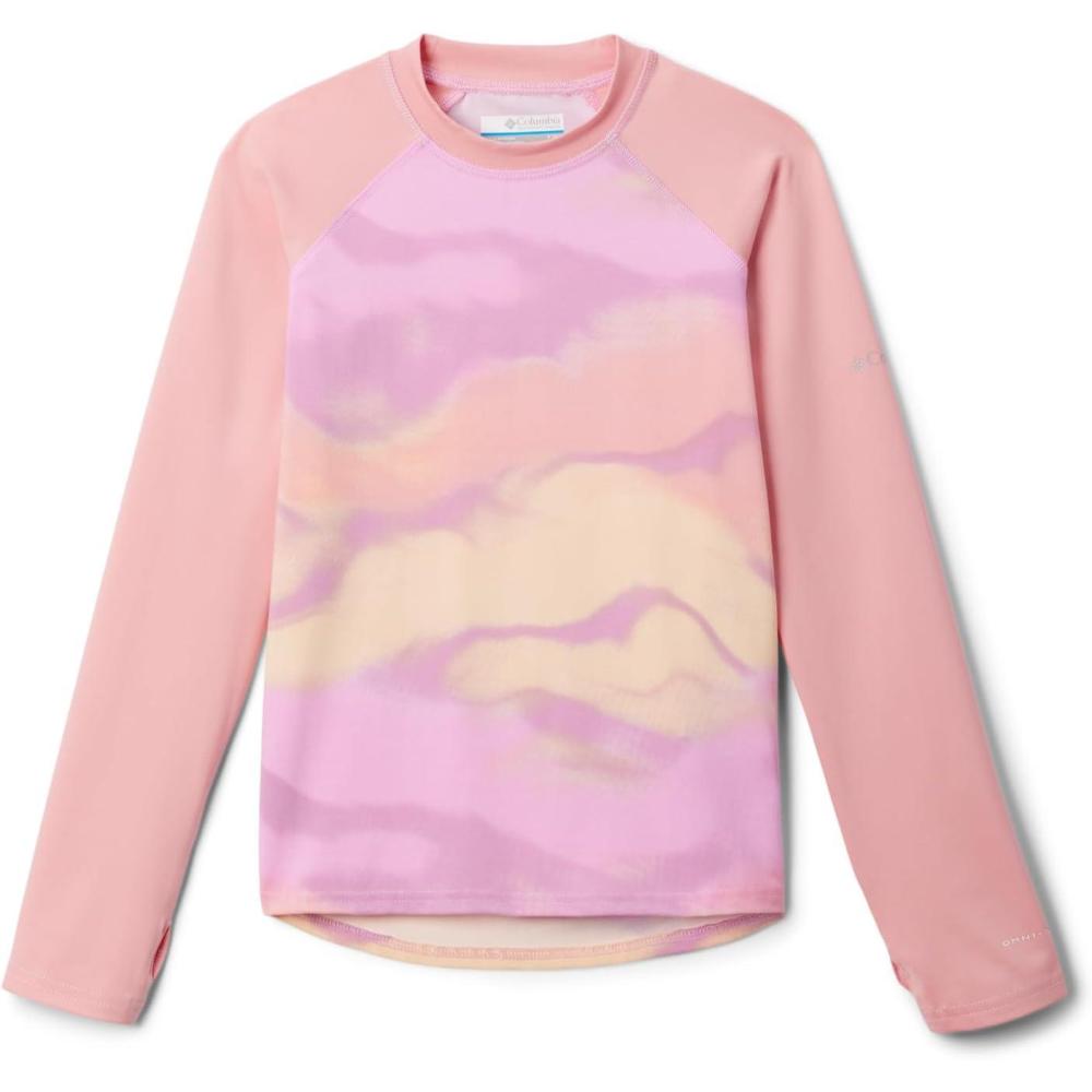 imageColumbia BabyBoys Sandy Shores Printed Long Sleeve SunguardSalmon Rose UndercurrentCosmos