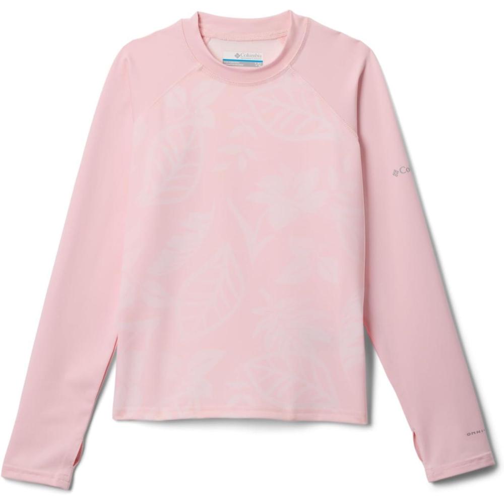 imageColumbia BabyBoys Sandy Shores Printed Long Sleeve SunguardSatin Pink Pasteled TonalSatin Pink