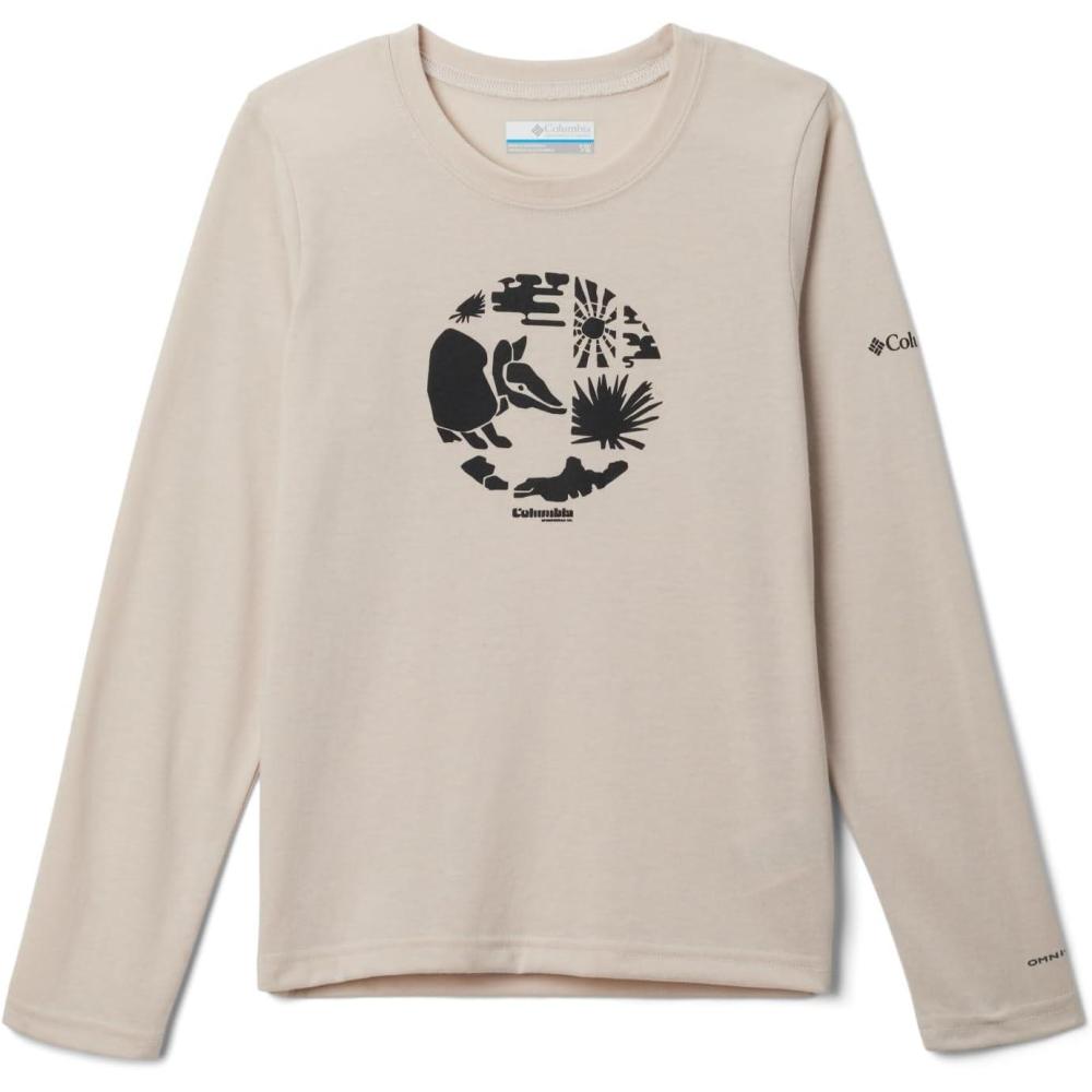 imageColumbia Boys La Poudre Pass Long Sleeve TeeDark StoneArid Aardvark
