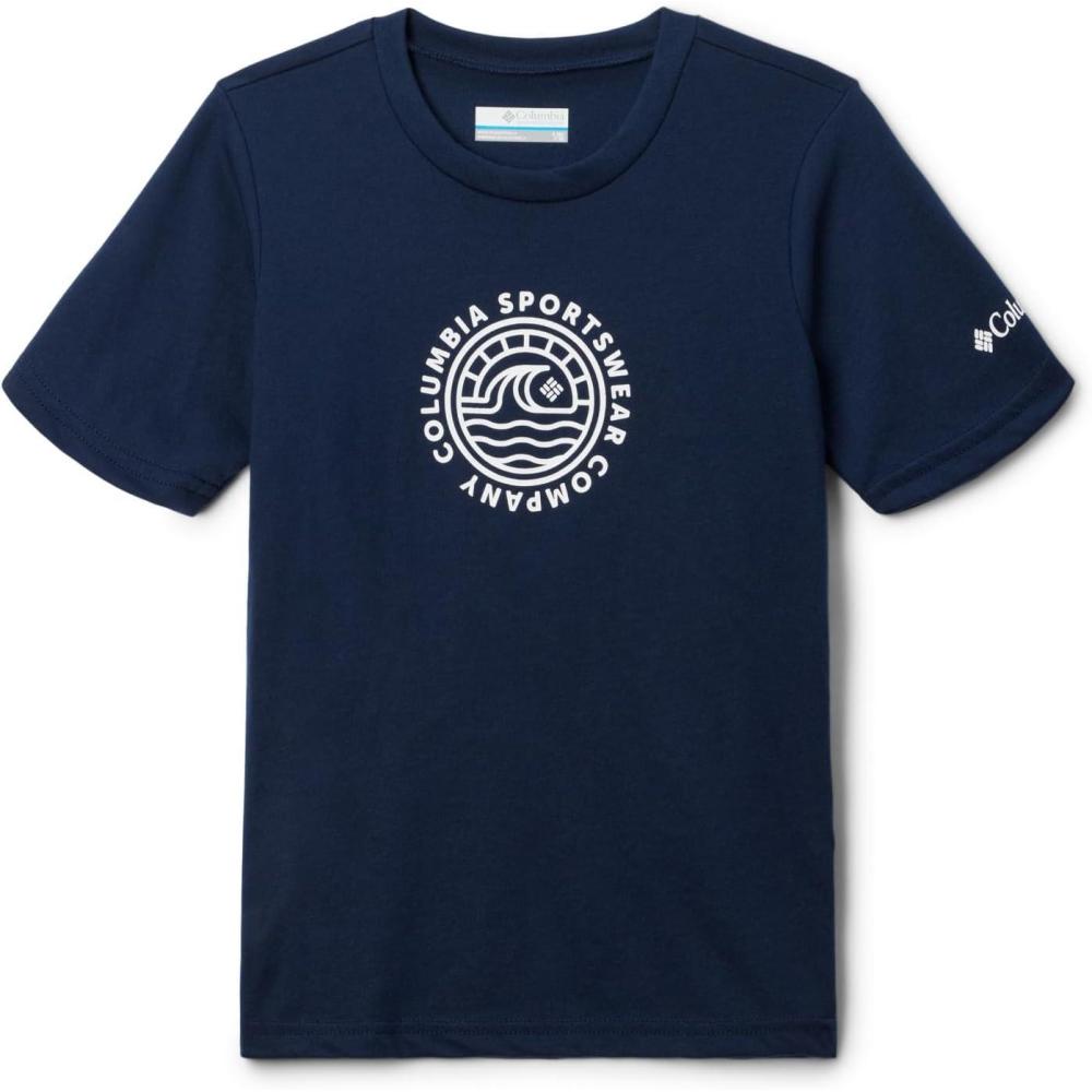 imageColumbia Boys La Poudre Pass Short Sleeve TeeCollegiate NavyDay Maker