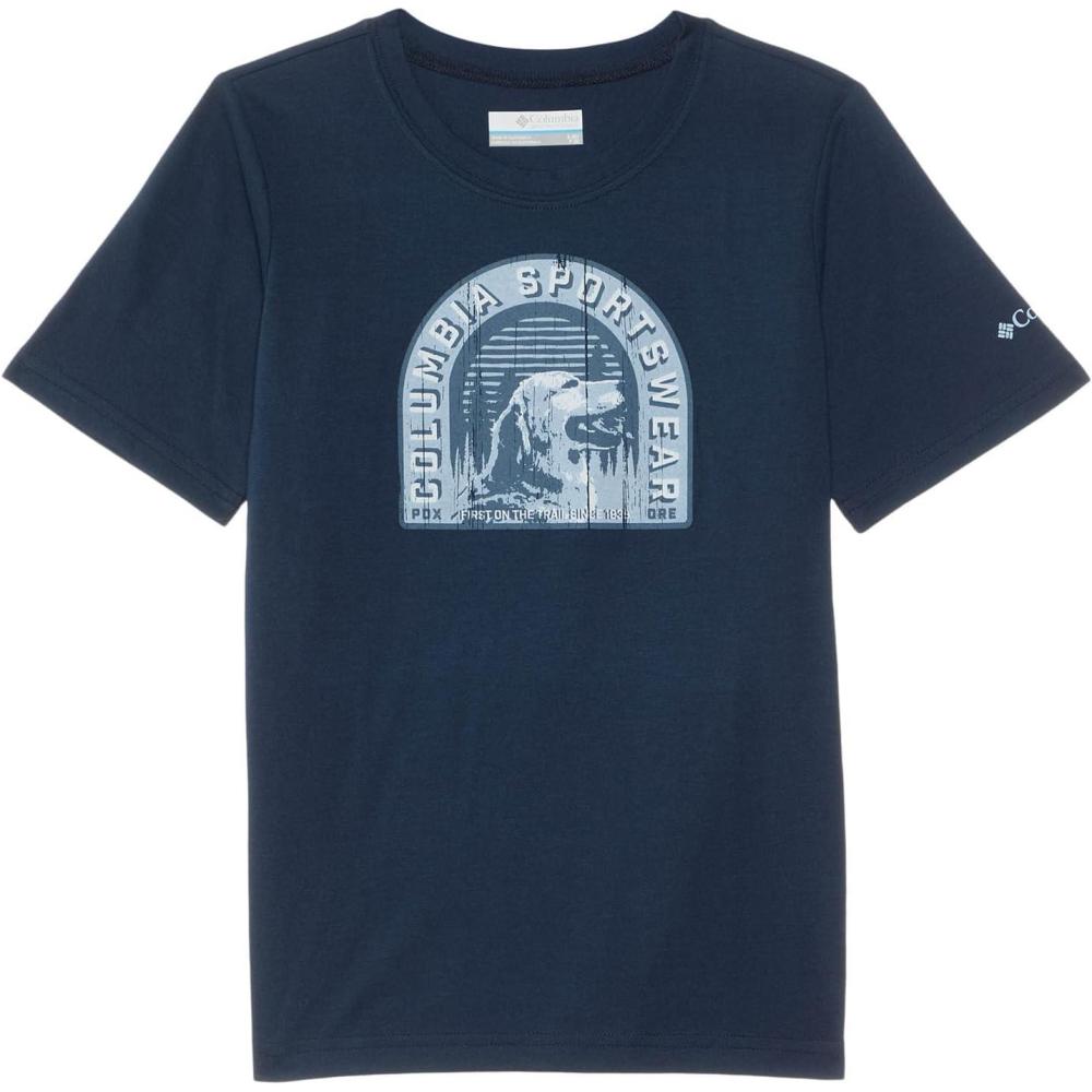 imageColumbia Boys La Poudre Pass Short Sleeve TeeCollegiate NavyFurry Friend