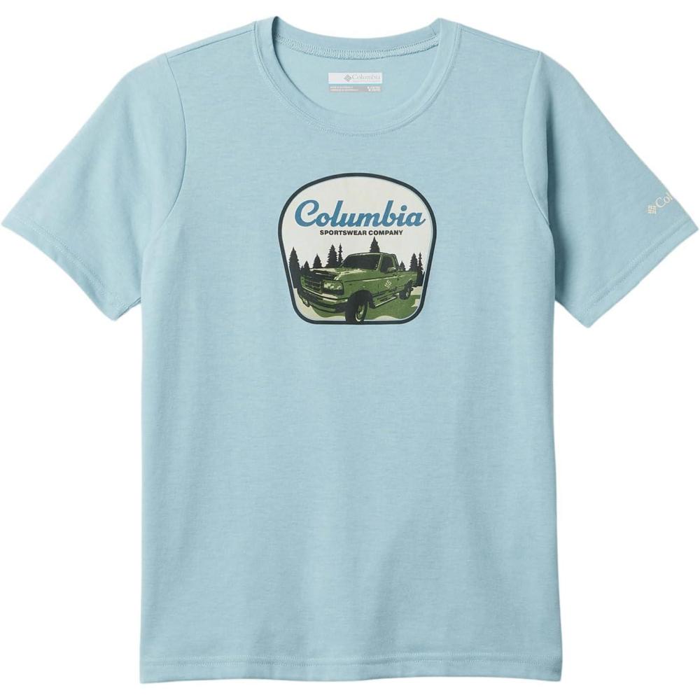 imageColumbia Boys La Poudre Pass Short Sleeve TeeRipple BlueTruckin