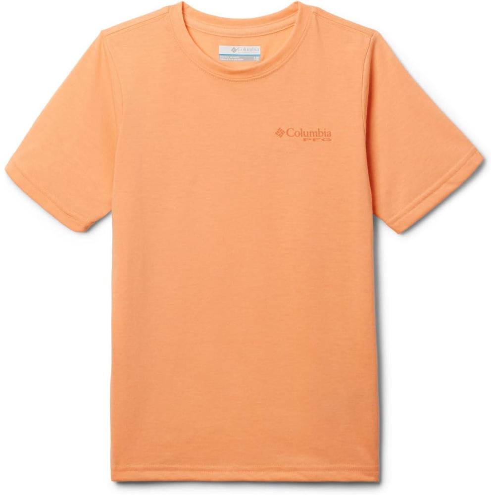 imageColumbia Boys PFG Short Sleeve Seasonal Graphic TeeBright NectarFish Star Trout Graphic