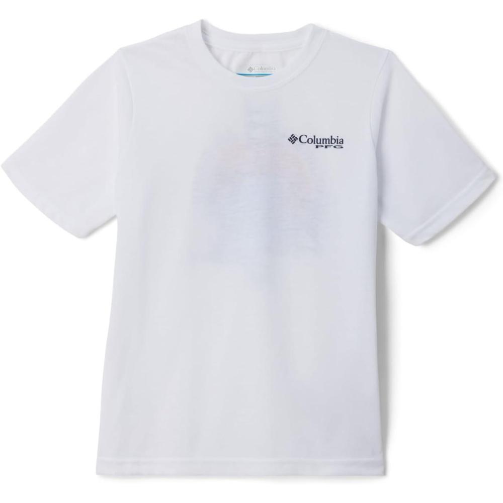 imageColumbia Boys PFG Short Sleeve Seasonal Graphic TeeWhiteSail Tower Graphic