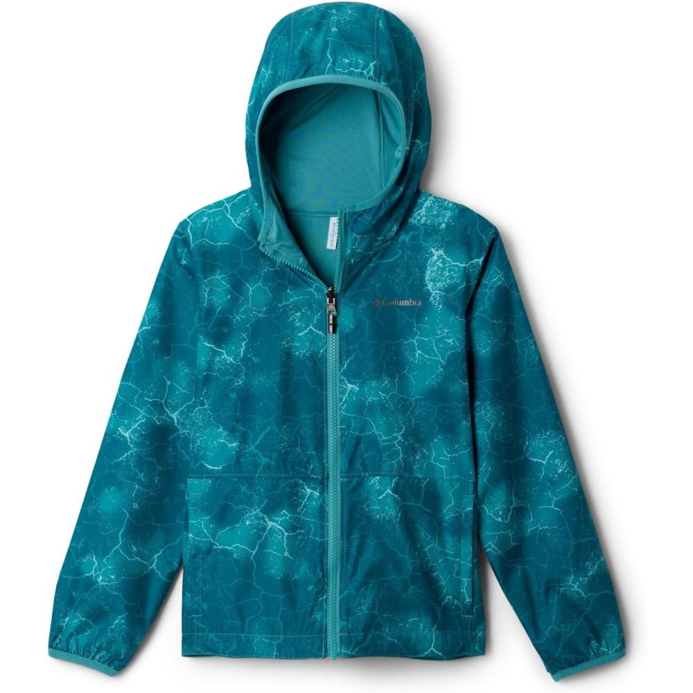 imageColumbia Boys Pixel Grabber II Reversible JacketTeal Cracked Earth