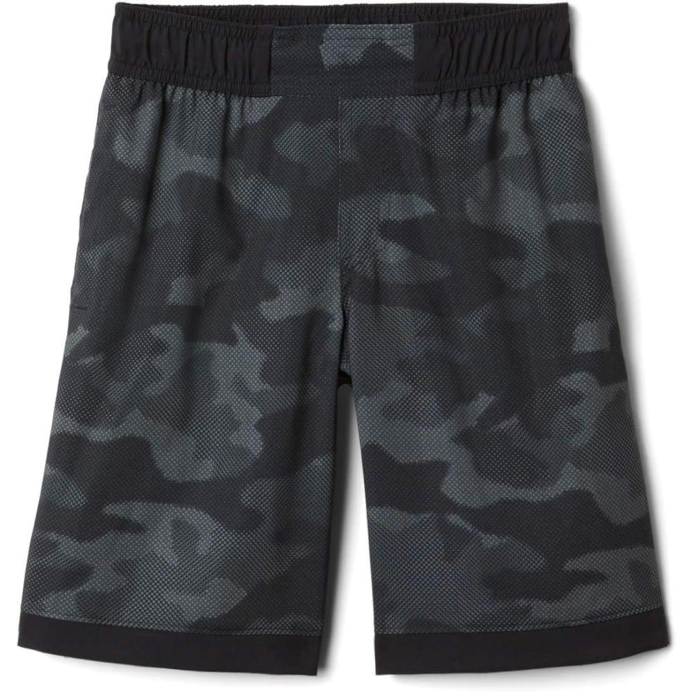 imageColumbia Boys Sandy Shores Boardshort MoistureWicking UV Sun ProtectionBlack Spotted Camo