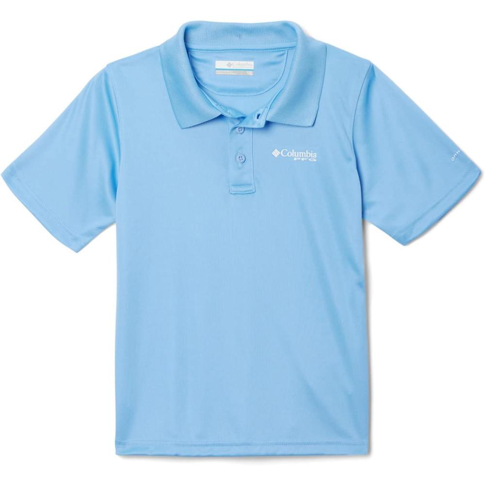 imageColumbia Boys Slack Tide PoloHiking ShirtAgate Blue