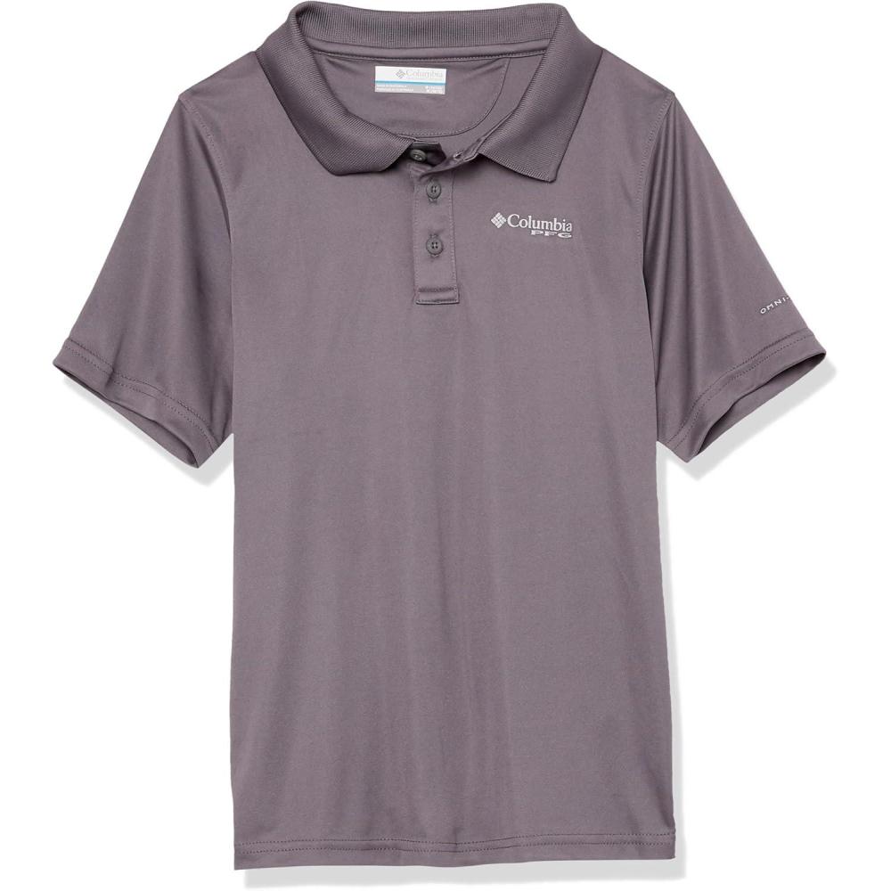 imageColumbia Boys Slack Tide PoloHiking ShirtCity Grey