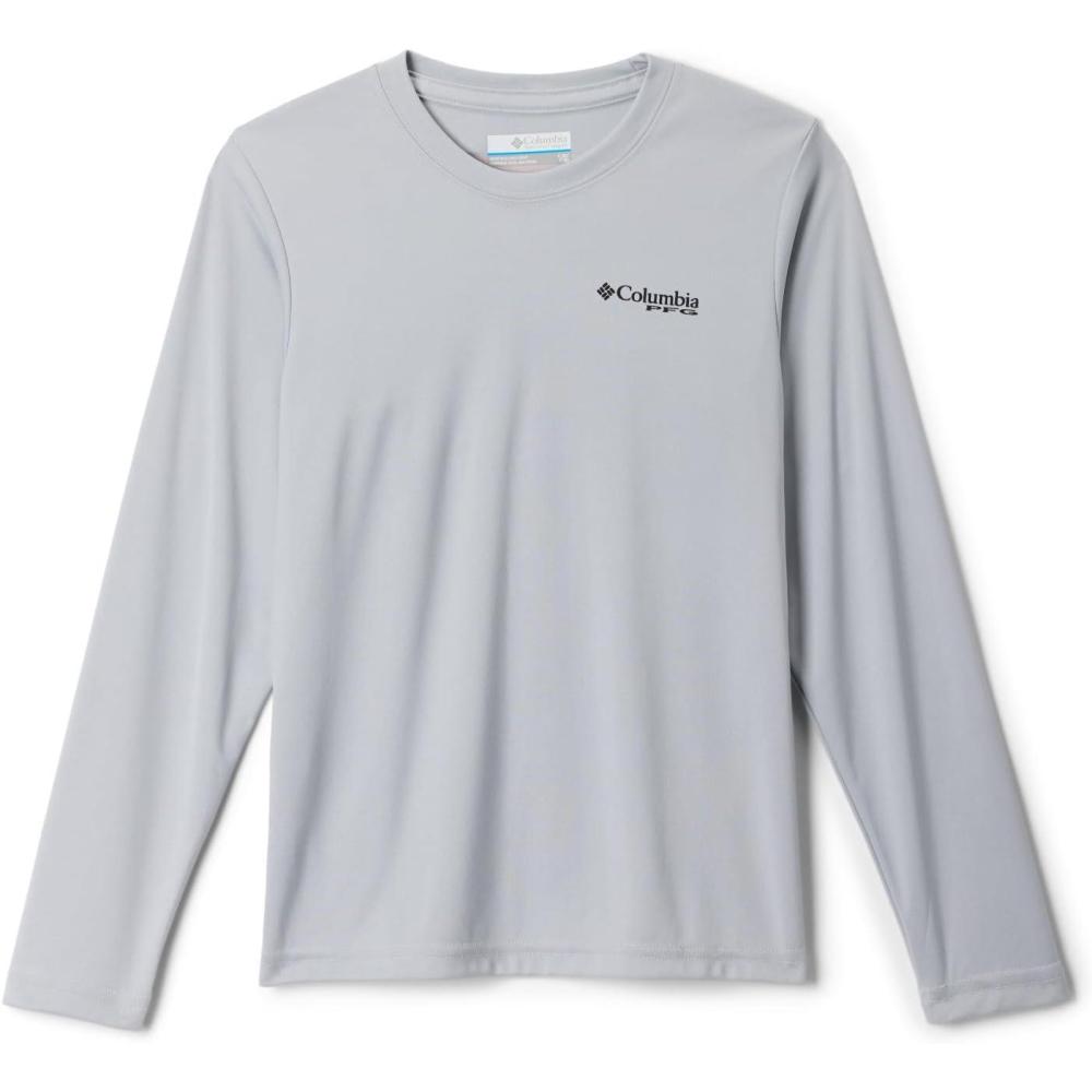 imageColumbia Boys Terminal Tackle PFG Fish Shine Long SleeveCool GreyTrout Shine