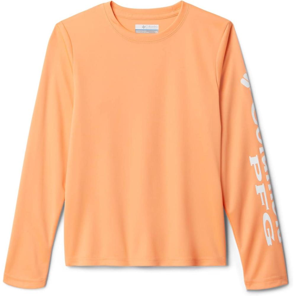 imageColumbia Boys Terminal Tackle PFG Triangle Logo Long SleeveBright NectarWhite Logo