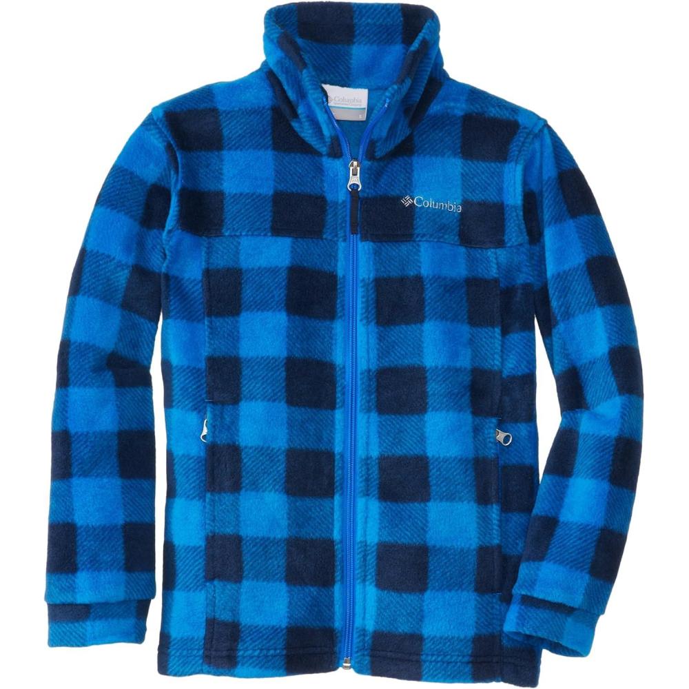 imageColumbia Boys Zing Fleece Jacket JacketHyper BlueLumberjack