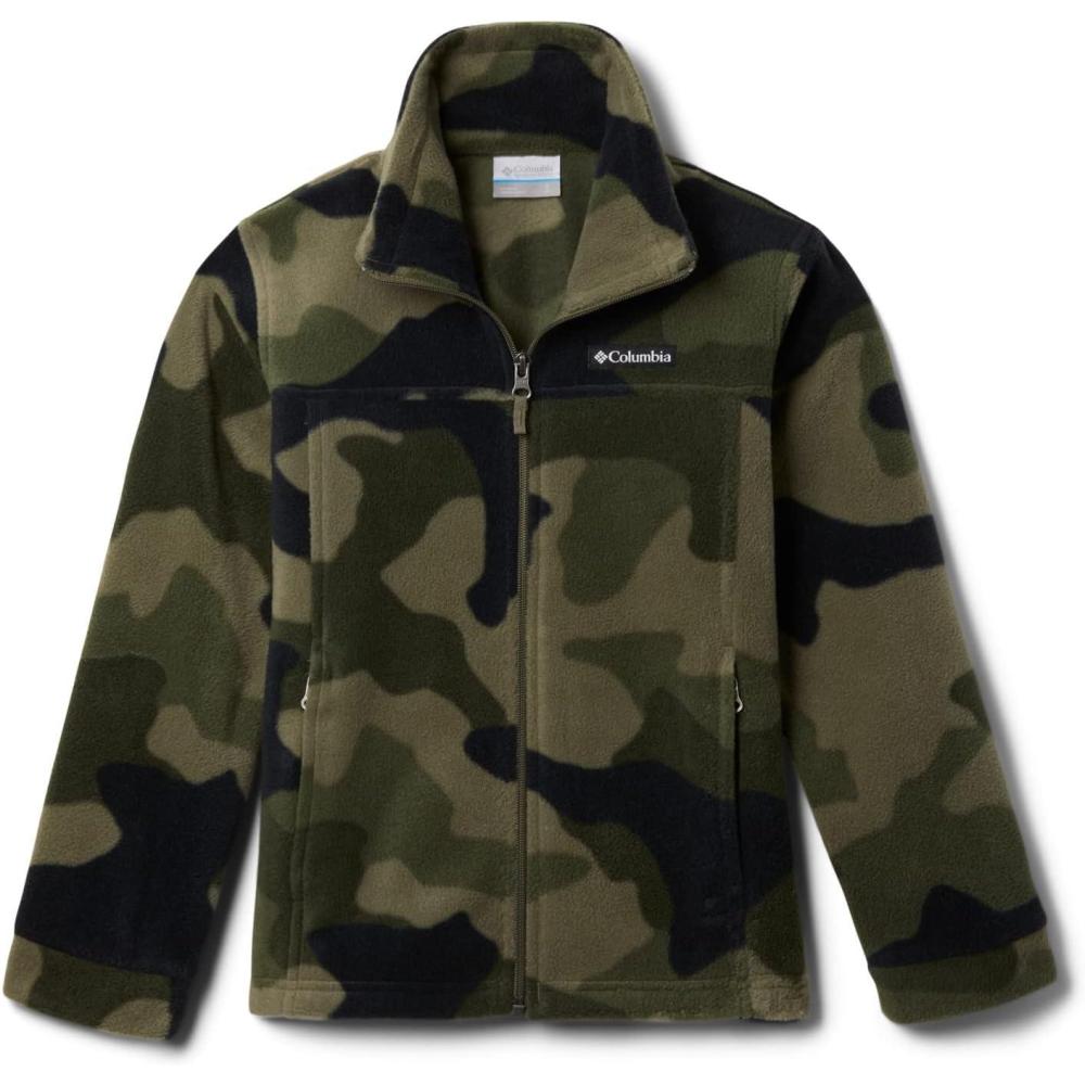 imageColumbia Boys Zing Fleece Jacket JacketStone Green Mod Camo