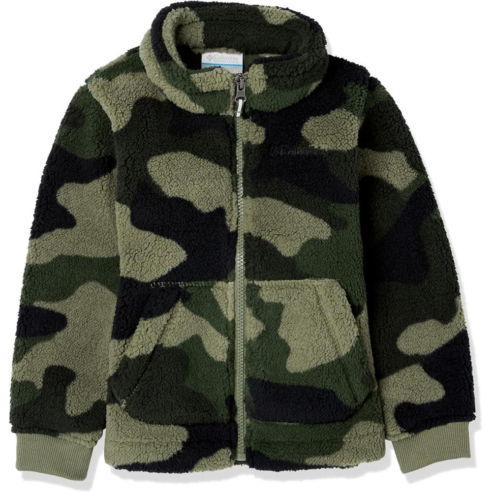 imageColumbia Unisex Baby Rugged Ridge II Sherpa Full ZipStone Green Mod Camo