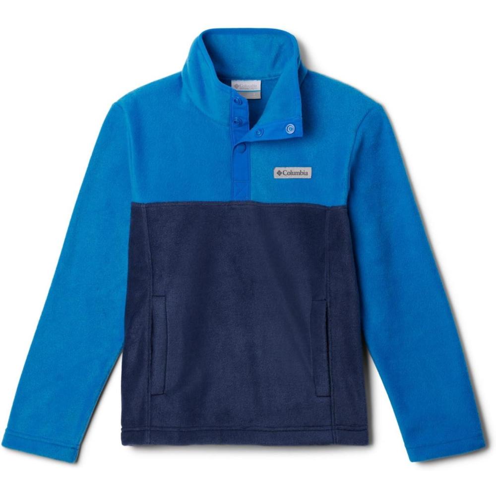 imageColumbia babygirls Steens Mtn Ii 14 Snap Fleece PulloverCollegiate NavyBright Indigo