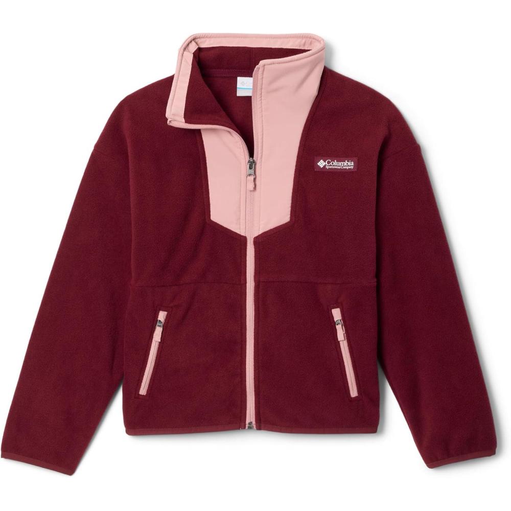 imageColumbia boys Pike Lake II Hooded JacketRich WineEraser Pink