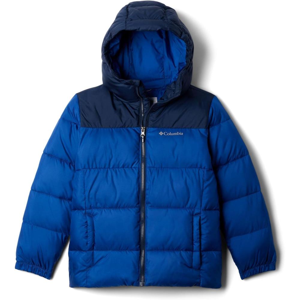imageColumbia boys Puffect Hooded JacketMountain BlueCollegiate Navy