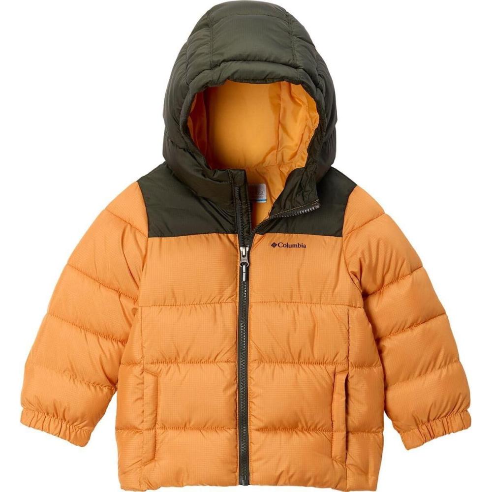 imageColumbia boys Puffect Hooded JacketSunstoneGreenscape