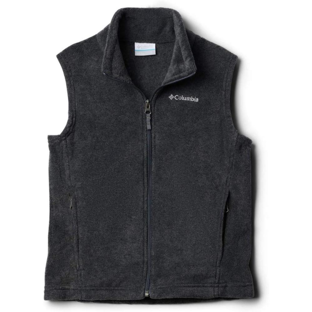 imageColumbia boys Steens Mountain Fleece VestCharcoal Heather