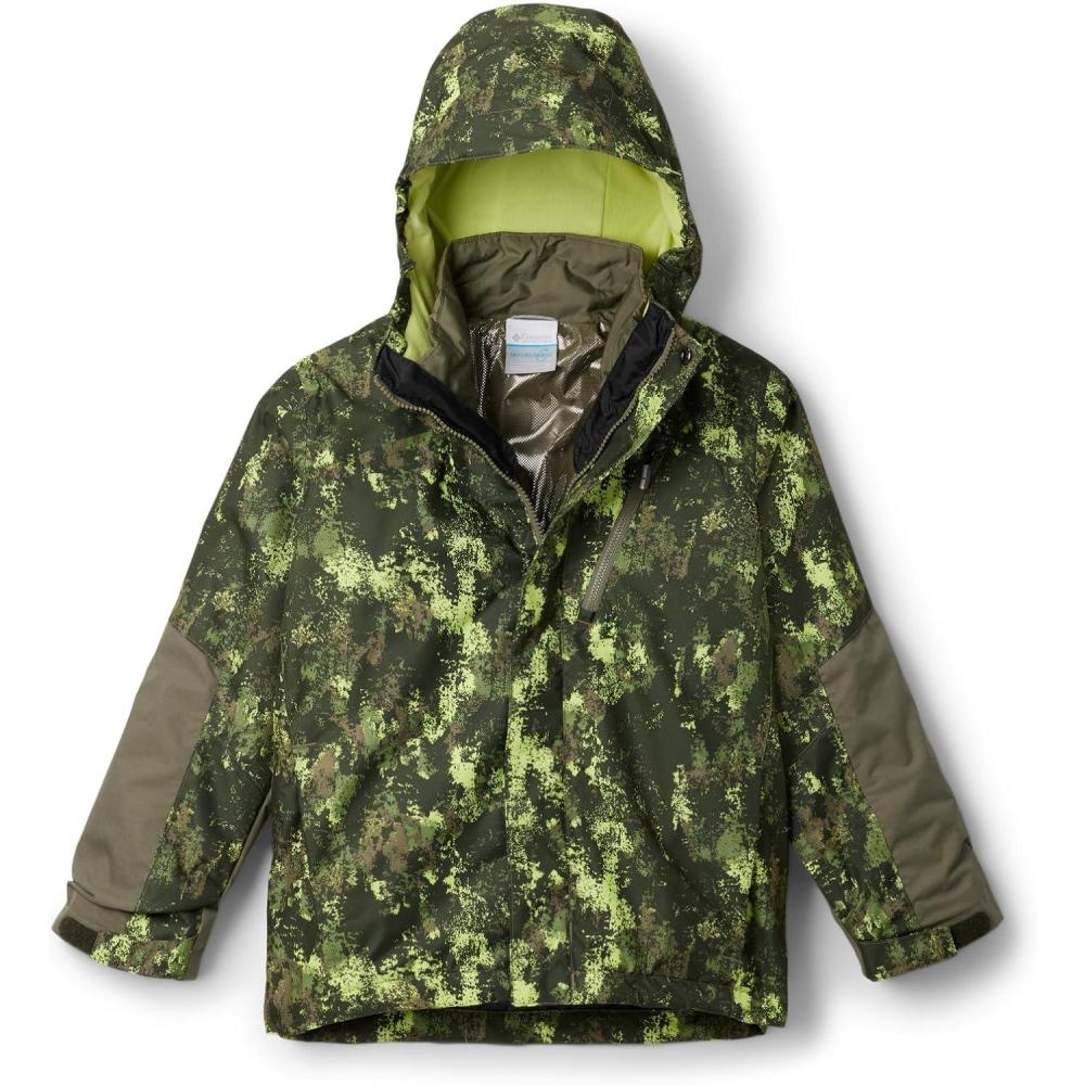 imageColumbia boys Whirlibird III Interchange JacketStone Green TimberwildStone Green