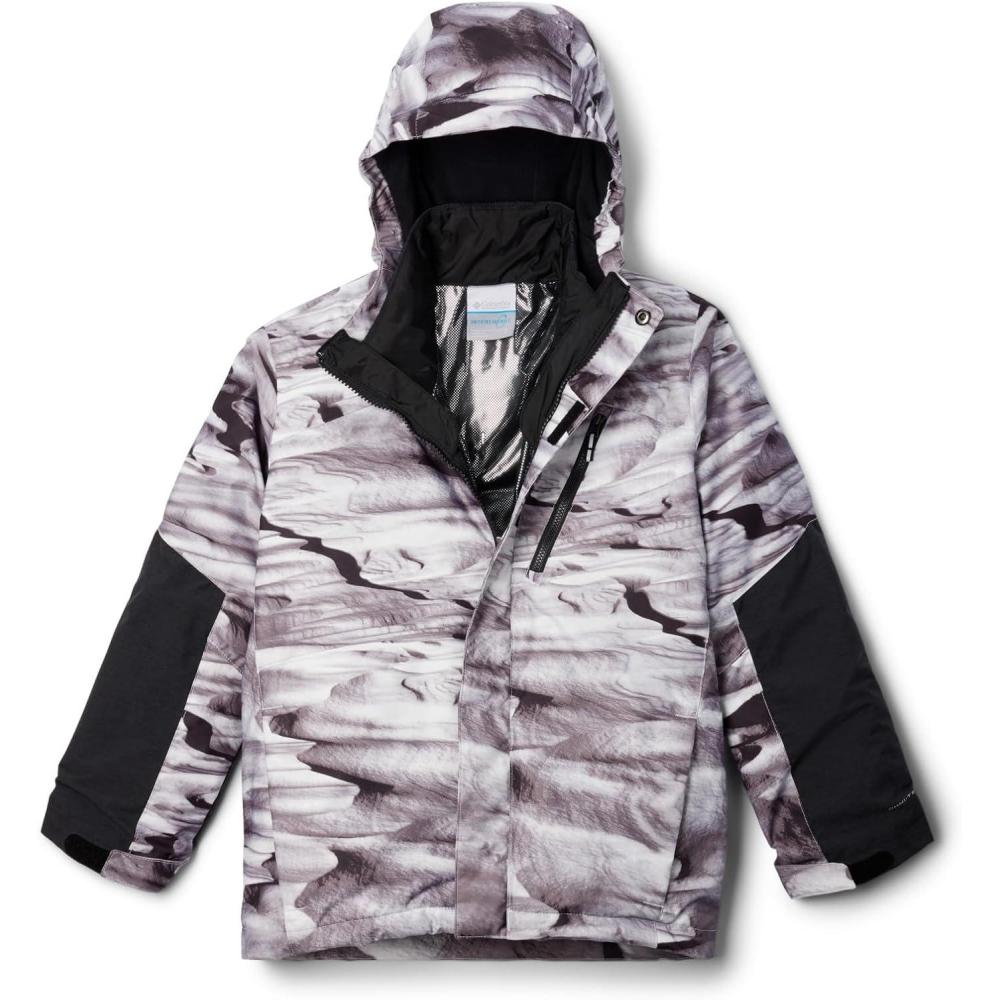 imageColumbia boys Whirlibird III Interchange JacketWhite WindblownBlack