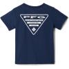 Columbia Baby-Boys PFG Short Sleeve Graphic Tee(Collegiate Navy/Pfg Triangle Graphic)
