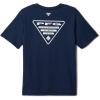 Columbia Baby-Boys PFG Short Sleeve Graphic Tee(Collegiate Navy/Pfg Triangle Graphic)